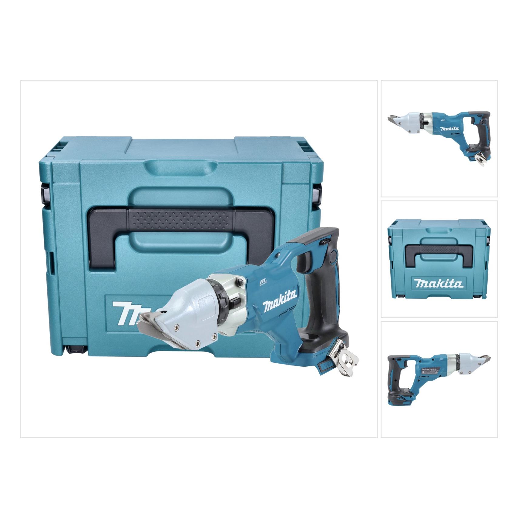 Makita DJS 200 ZJ Akku Blechschere 18 V 2,0 mm Brushless + Makpac - ohne Akku, ohne Ladegerät (DJS200ZJ)