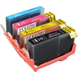 4 Ampertec Tinten ersetzt HP N9J74AE 364XL Multipack KCMY
