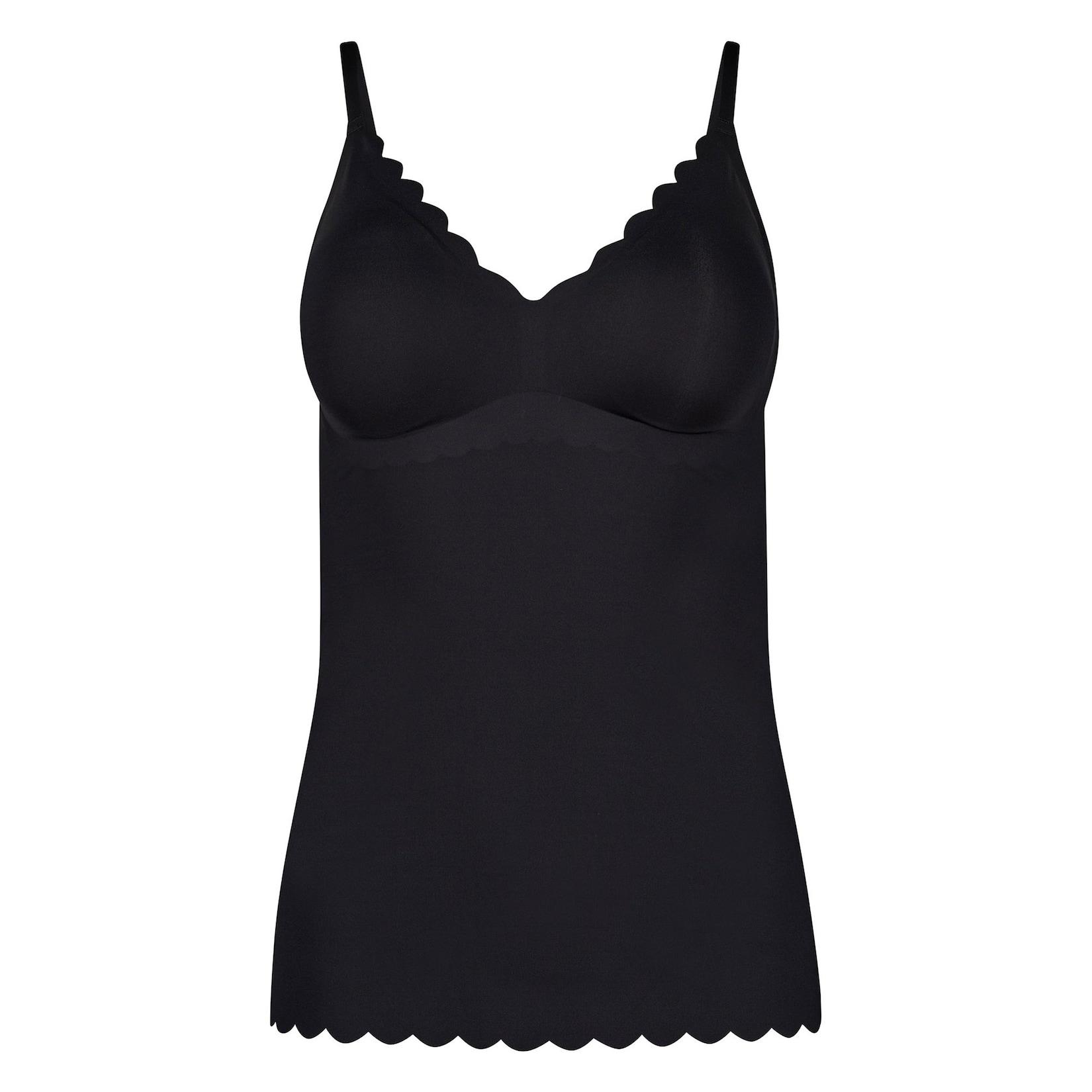 Da. Spaghettishirt herausn. Pads Sensation Damen Unterhemd