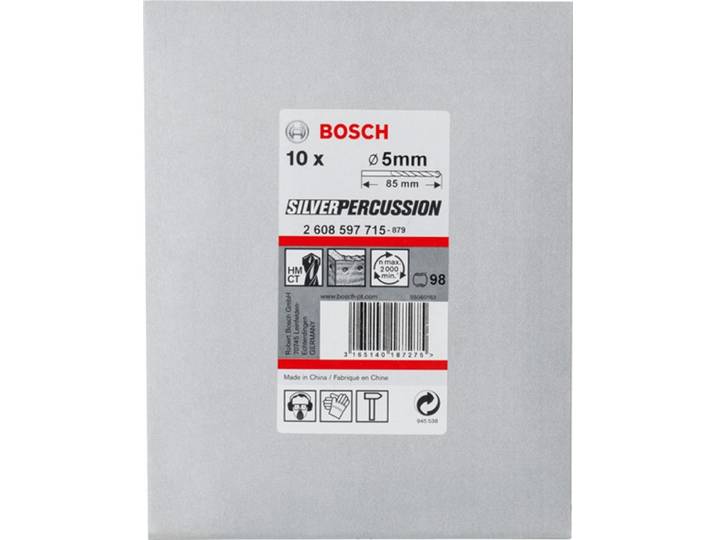 Foret à béton CYL-3\, 5 x 50 x 85 mm\, d 4\,5 mm\, paquet de 10