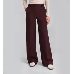 BA&SH für Damen. 1H26IMAN Iman-Hose bordeauxrot (34), Lässig, Klassisch, Polyester