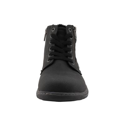 Stiefel ROMIKA "Romika Outdoor Halbschuh", Herren, Gr. 42, schwarz (coal), Polyurethan, unifarben, Schuhe Stiefel