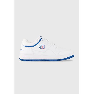 Sneaker CHAMPION "RD18 LOGO", Herren, Gr. 43, blau (wht, dzb), Synthetik, Schuhe Sneaker