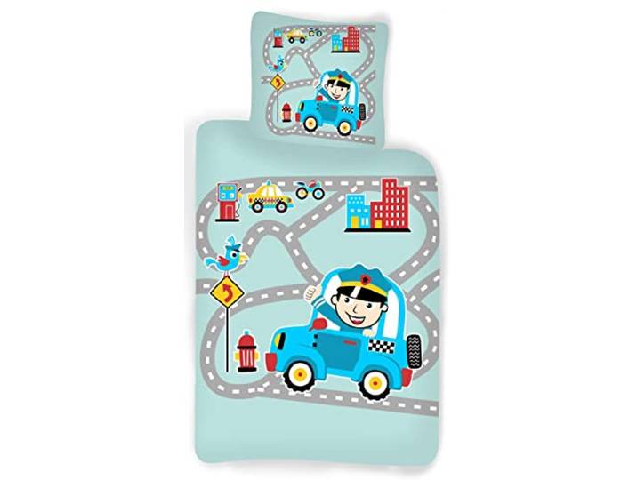 BRANDMAC Beddengoed - Junior Maat 100x140 cm - Police (1000416)