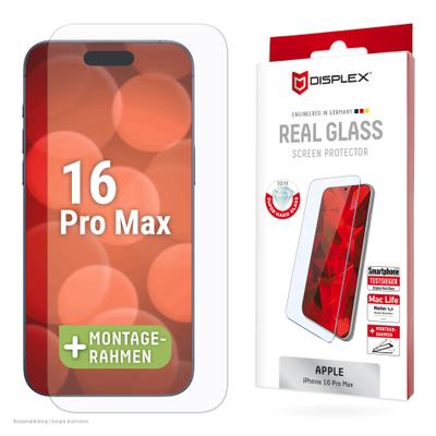 DISPLEX Displayschutzglas "Real Glass Screen Protection", transparent, B:9cm H:1,3cm T:19,8mm, Displayfolien, Displayschutzfolie, Schutzfolie, Bildschirmschutz, kratz- & stoßfest