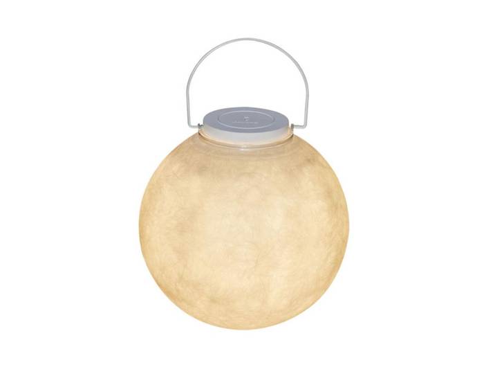 IN-ES.ARTDESIGN lampe de table LUNA TAKE AWAY (Blanc - Laprene, acier et Nebulite)