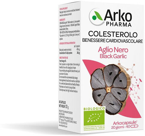 Arkofarm Srl Arkocapsule Aglio Nero Bio 40 Capsule