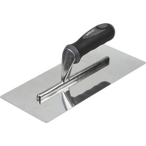 Wolfcraft Glättkelle 4043000, mit 2K-Griff, Edelstahlblatt, 300 x 130mm