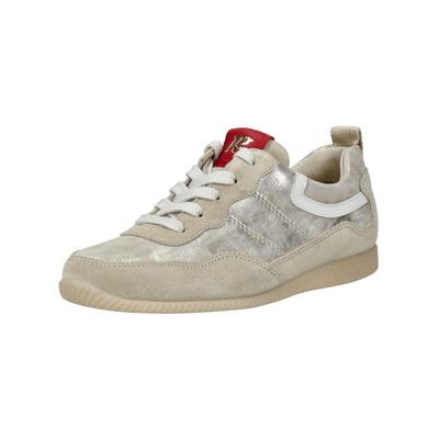 Sneaker PAUL GREEN "Paul Green Sneaker Leder", Damen, Gr. 38, Leder, beige, Schuhe Sneaker