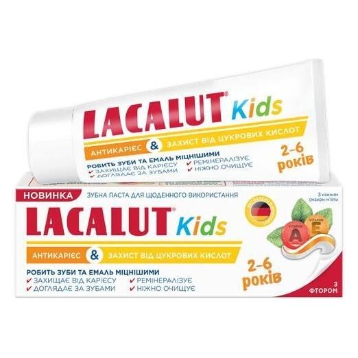 Lacalut PASTA D/DZIECI KIDS 2-6lat 55ml (55 ml) (44150316)