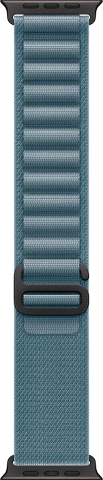 Apple Watch 49 mm Hellblaues Alpine Loop - Small - Ausführung aus schwarzem Titan