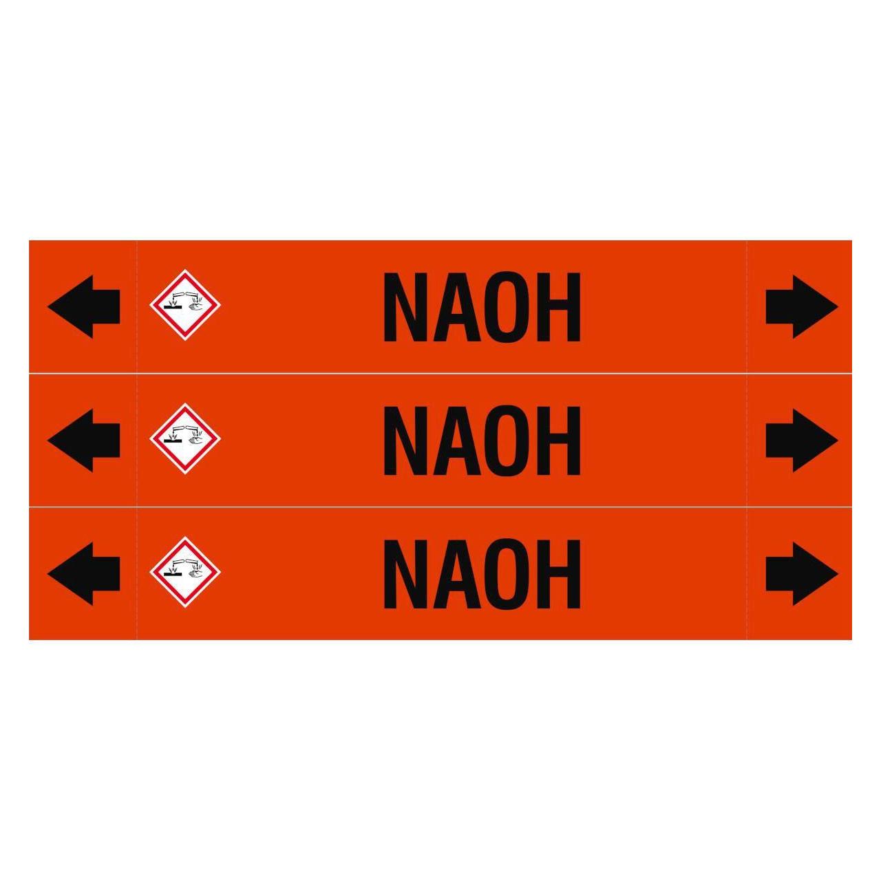 Brady ASME - Rohrmarkierer - NAOH (ASMEPM-37X230MM-NAOH)