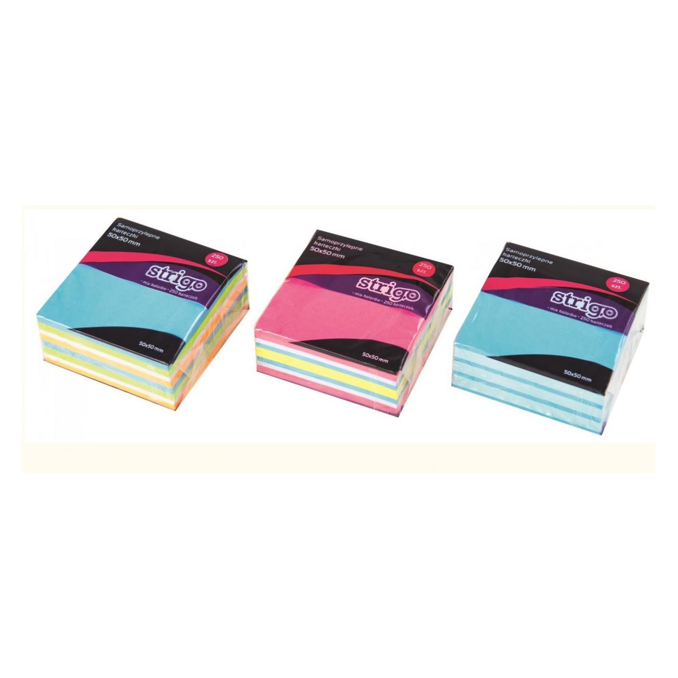 Stigo Bike Selbstklebende Notizzettel 50x50mm 250K Neon + Pastell (50 x 50 mm) (47435184)