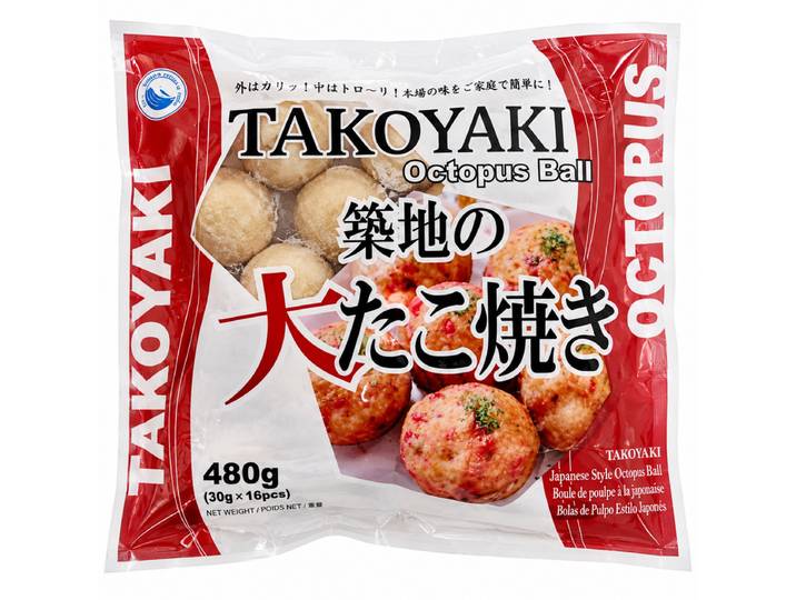 TKJ Takoyaki 480 g (16 pièces)