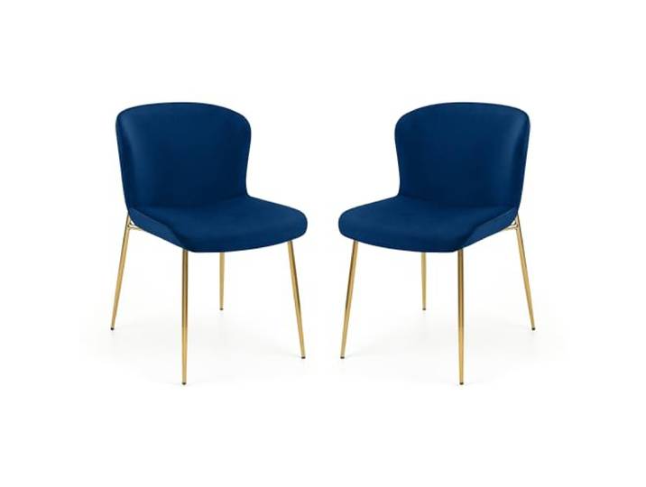 Julian Bowen Harper Esszimmerstuhl, 2 Stück, blau