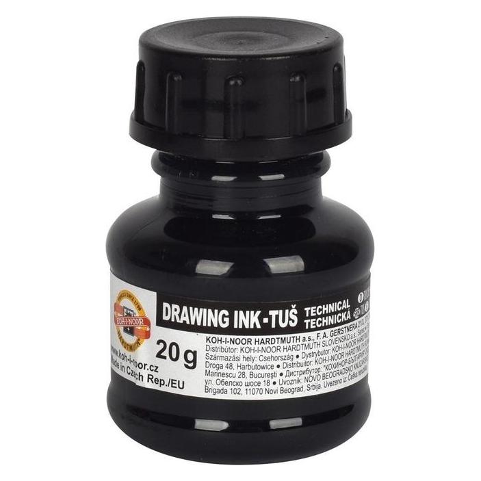 Koh-i-Noor Tusche 20g schwarz (Schwarz) (1417010)