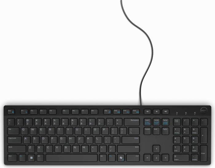 Dell KB-216 Keyboard - schwarz - UKR