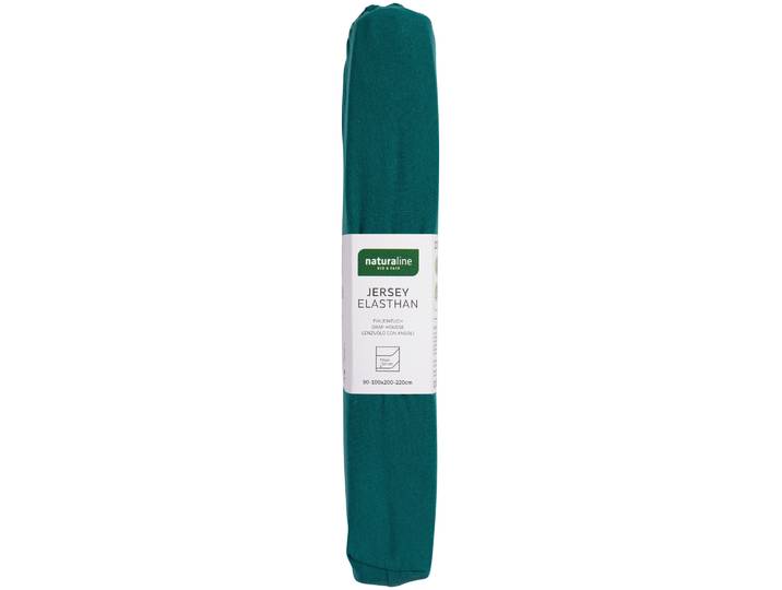 Naturaline Textil Bio Fixl. Jersey EA 90x200 petrol