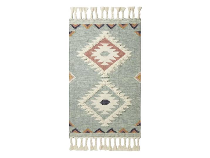 Tapis kilim en laine bleu 160x230 cm