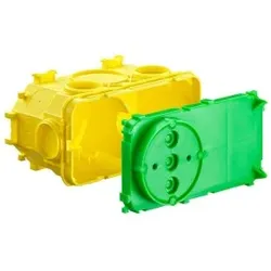 KAISER 1268-40 Betonbau, Electronic-Dose, 2-teilig, mit Trennwand, mit Putzhaut, Auslassöffnung Ø 60 mm 126840  - 50 Stück