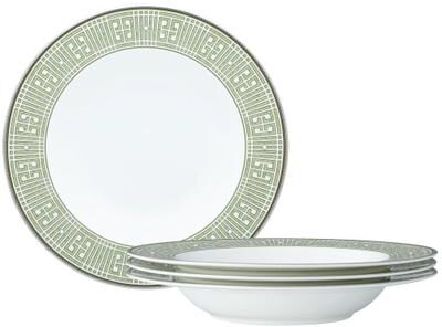 "Noritake Infinity Set of 4 Soup Bowls, 8-1/2"", 12 oz."