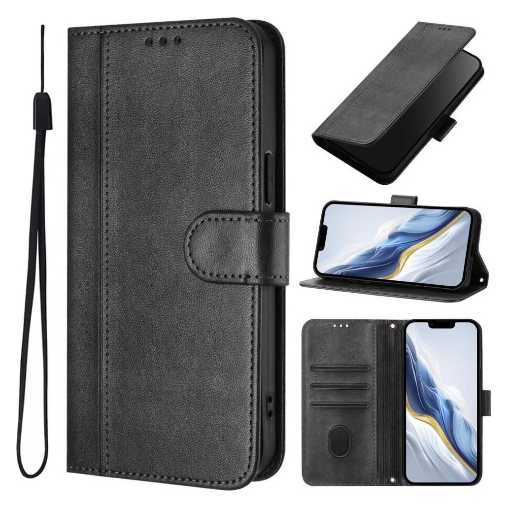 Cover-Discount HONOR Magic7 Lite - Wildleder Look Etui im Vintage Design (Honor Magic7 Lite) (58908466)