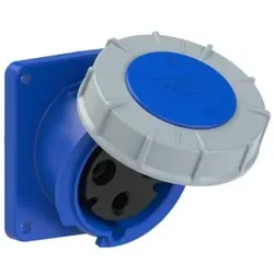 PCE 433-6fd CEE-Anbausteckdose schräg (106x110) 63A 3p 6h IP67 POWER TWIST 4336fd