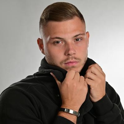 Armband ADELIA´S "Armband aus Leder 21 cm", silber (schwarz), Armbänder, Herren, 21cm, Leder, Armband, Ideal zum Verschenken – schlicht und stilvoll