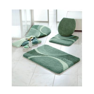 Badematte GRUND Gr. 6, grün (jadegrün), WC-Deckelbezug (47cm x 50cm), Badematten, Badematte