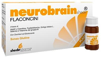 Shedir Neurobrain  Integratore Stimolante Memoria 10 Flaconcini