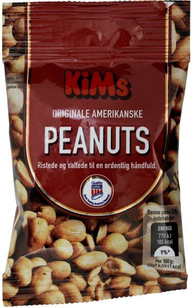 Kims Saltede Peanuts Mini Poser, 36 Poser Á 30 G