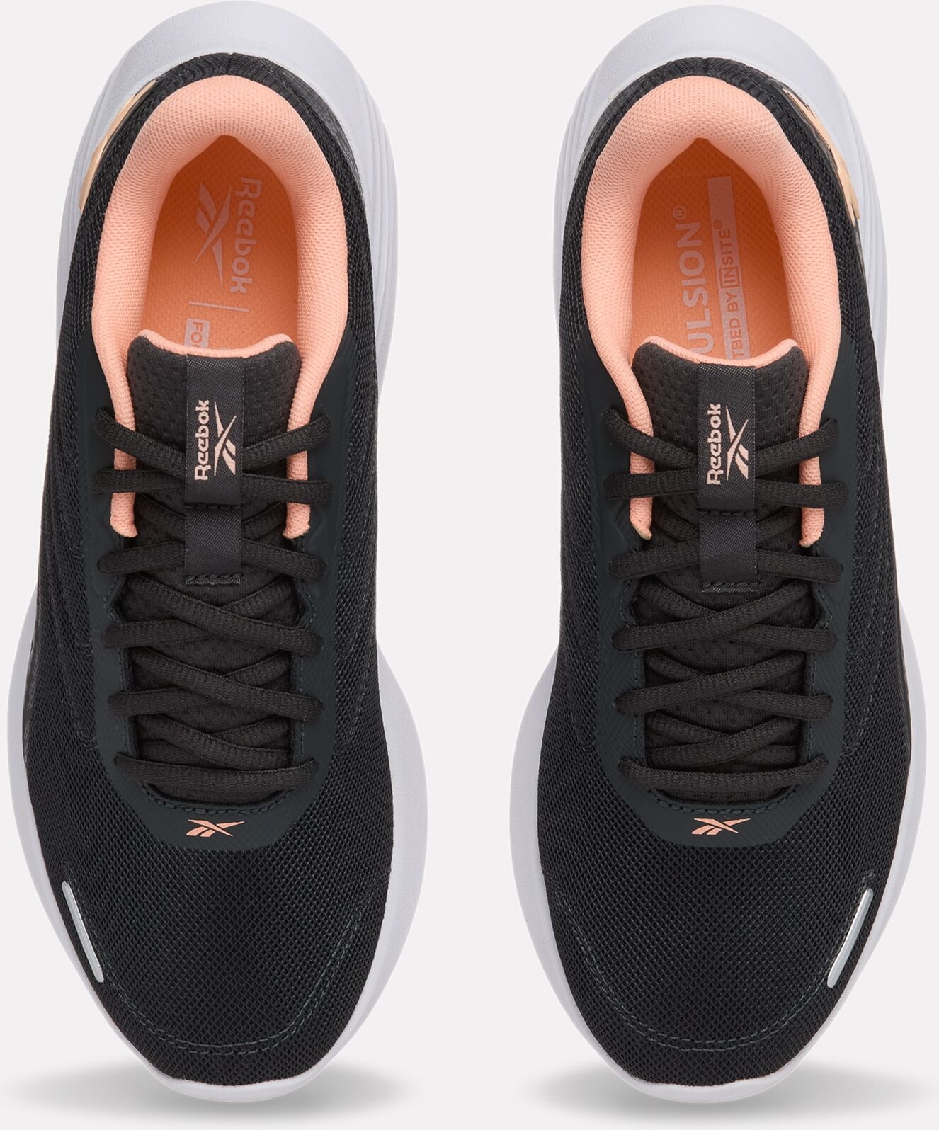 Laufschuh REEBOK "ENERGEN SPEED", Damen, Gr. 42,5, schwarz (grau 6, future peach, schwarz), Synthetik, Textil, Schuhe Laufschuh grau 6, future peach, schwarz 42,5
