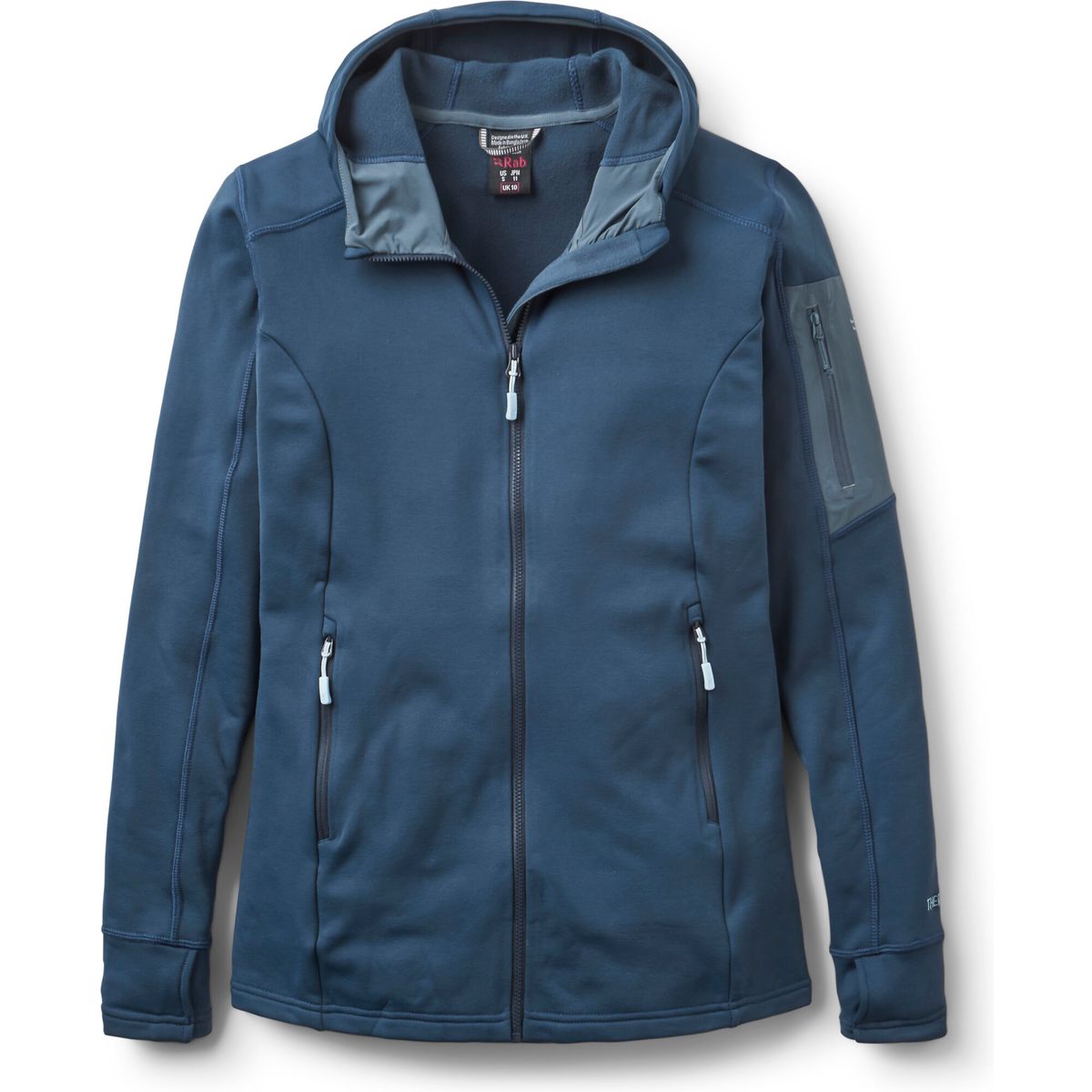 Rab Modulus Hoody Wmns tempest blue (TMB) 12 QFG-16-TMB-12