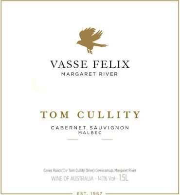 """Vasse Felix""" """Vasse Felix Tom Cullity Cabernet Sauvignon-Malbec (1.5 Liter Magnum) 2017 Red Wine - Australia"""