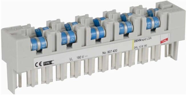 DEHN Parafoudre DEHNrapid LSA pour 10DA DRL 10 B 180 ; Dehn & Söhne (907400)
