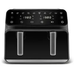 Karaca Multifry XXXL 4+4 Liter digitaler Airfryer mit zwei Kammern