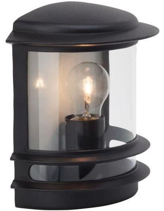 Brilliant Hollywood Buitenwandlamp met Bewegingssensor - Zwart - 60W E27