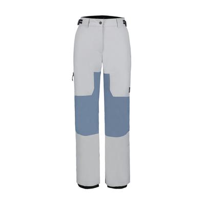 Skihose ICEPEAK "ICEPEAK CRETE", Damen, Gr. 38, N-Gr, blau (light grau), Web, Obermaterial: 100% Polyester. Futter: 100% Polyester. Wattierung: 100% Polyester, Hosen Skihose, für Alpinski, Snowboard und Skilanglauf, wasserabweisend, atmungsaktiv