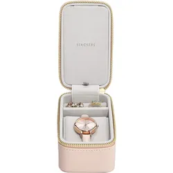 Stackers Reisekästchen für Schmuck und Uhren rosa
