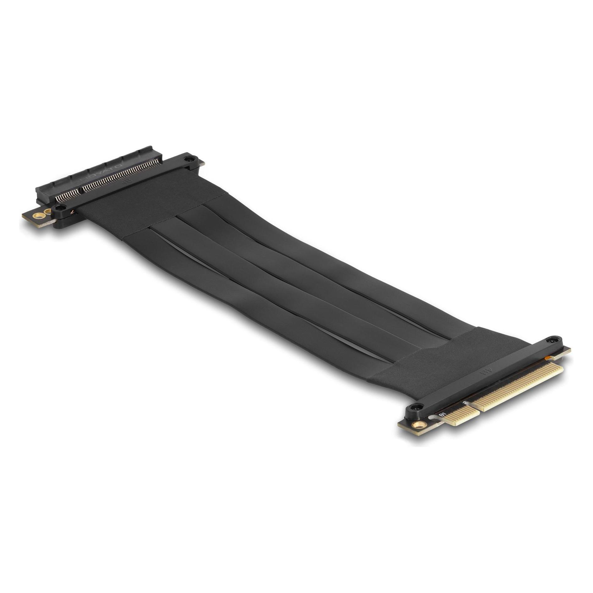 Delock Riser Karte PCI Express x8 Stecker zu x8 Slot mit Kabel 30 cm (88029)