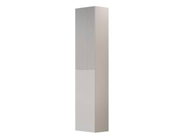 Mirjan24 Hängevitrine Cholon 2D, geriffelte Front (Cashmere) Moderner Vitrinenschrank mit Push-to-Open-System und 5 Einlegeböden für Bücher, Dokumente und Wohnaccessoires