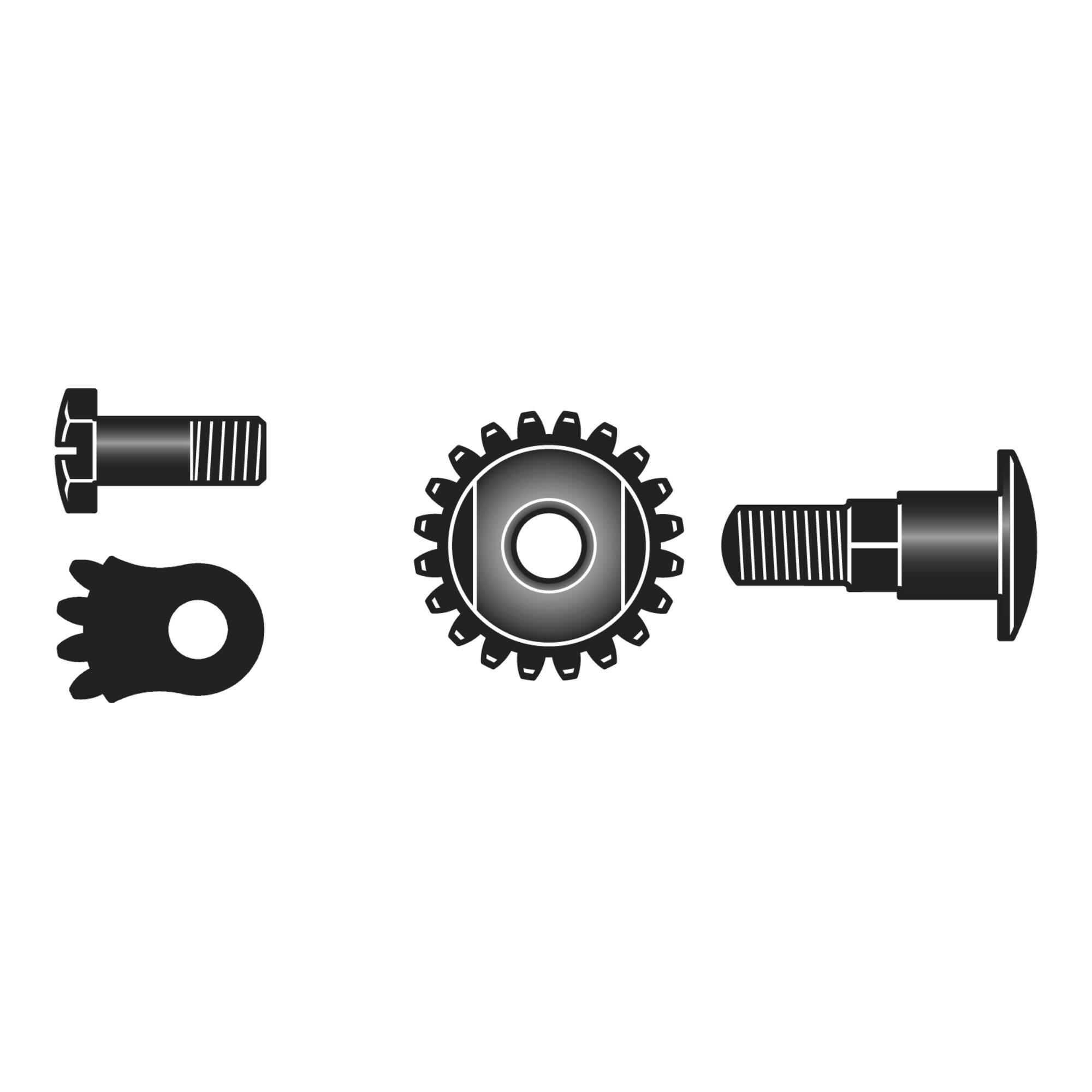 FELCO 7/90 Reparatur-Satz : Bolzen, Mutter, Sektor)