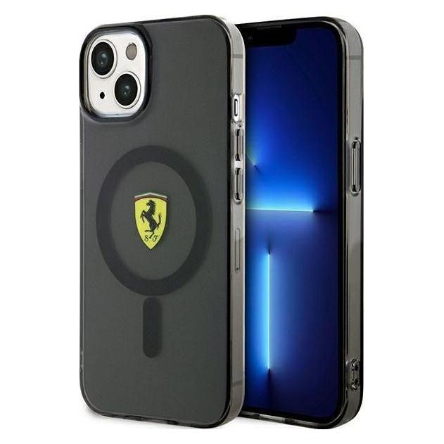 Ferrari FEHMP14SURKK iPhone 14 6.1" black/black hardcase Translucent Magsafe (Apple iPhone 14) (FER000565-0)