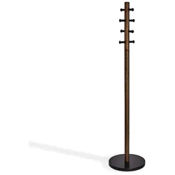 Umbra Garderobenständer Kleiderständer freistehend 8 Haken black walnut braun