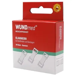WUNDmed 20er-Pack Klammern für Mullbinden und Bandagen