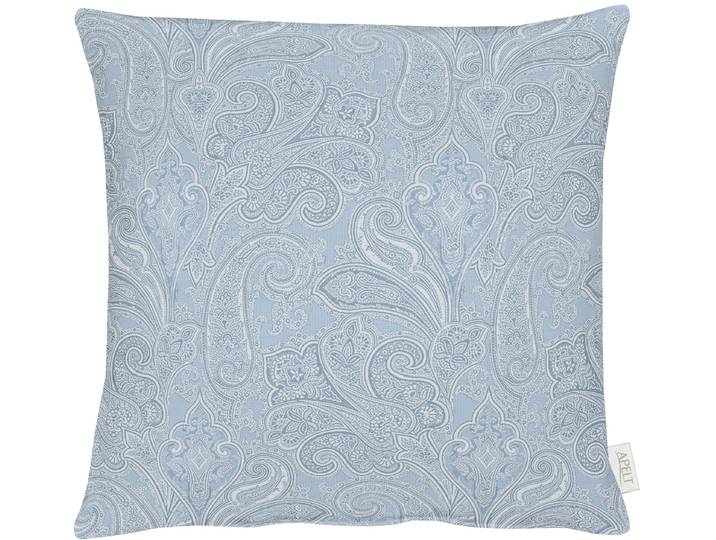 Dekokissen APELT 3313 Gr. 2, blau (blau, paisleymuster), B:49cm L:49cm, Polyester, Dekokissen_Sitzkissen_Kissenhüllen, Dekokissen, Kissenhülle ohne Füllung, 1 Stück