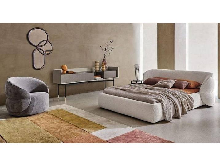 Xlmoebel Polsterbett XLMOEBEL Polsterbett Grau mit Schlafsofa-Funktion und elegantem Design, Made in Europa