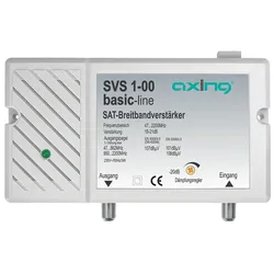 SVS 1-00 - SAT Breitbandverstärker, Leitungsverstärker 20 - 25 dB