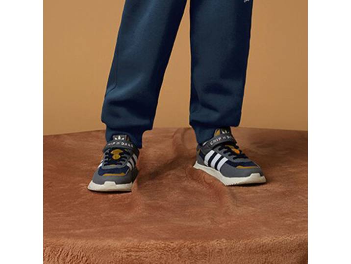 Adidas véritable trèfle enfant Velcro rétro classique chaussures décontractées IH3502
