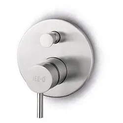 JEE-O Slimline Unterputz-Wannenarmatur mit Umsteller, edelstahl gebürstet, 800-2200 800-2200